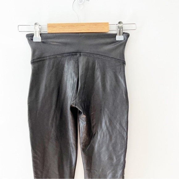 Spanx Faux Leather Moto Leggings - Picture 8 of 15